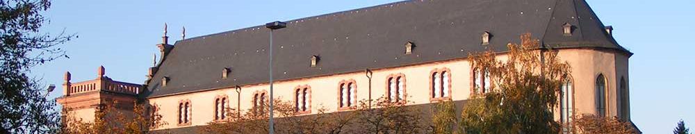 Abteikirche von der Straße 'An der Reichsabtei'