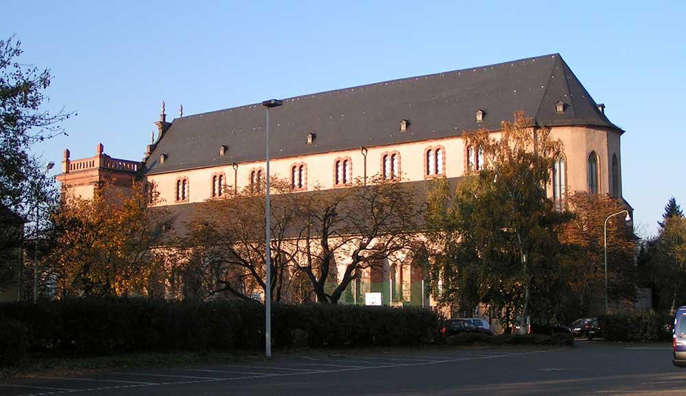 Abteikirche von der Straße 'An der Reichsabtei'